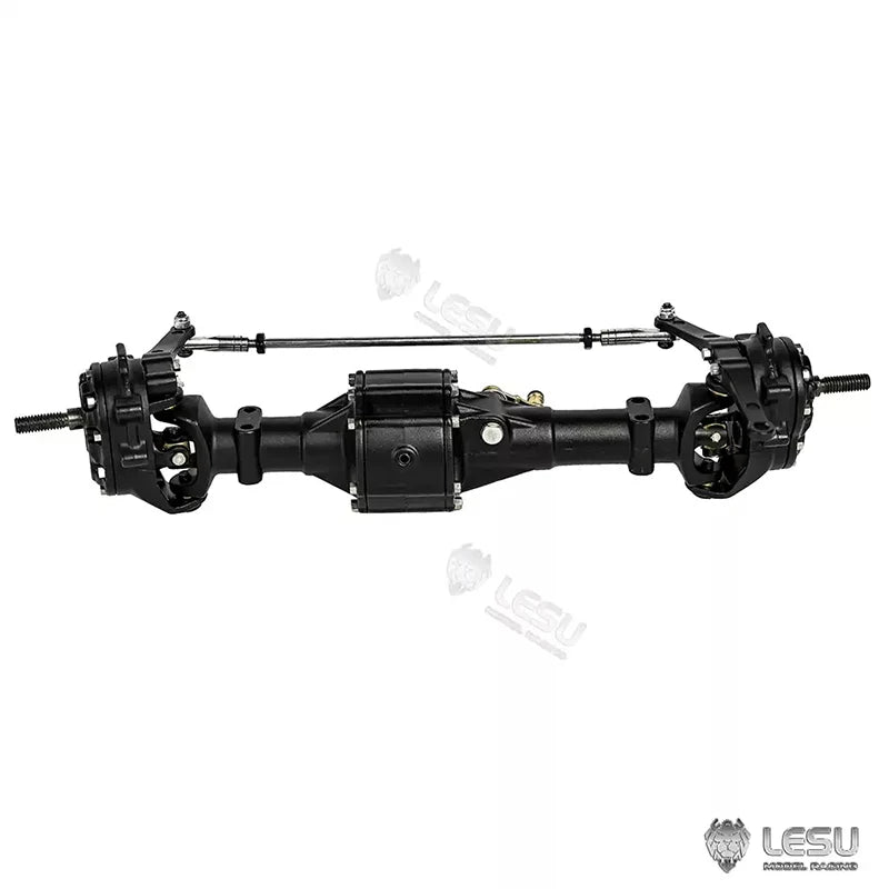 LESU RC 1/10 Front And Rear Axle With Differential And Diff Lock For 1/10 RAVE-UM406 RC Off-road Light Truck Accessories Parts
