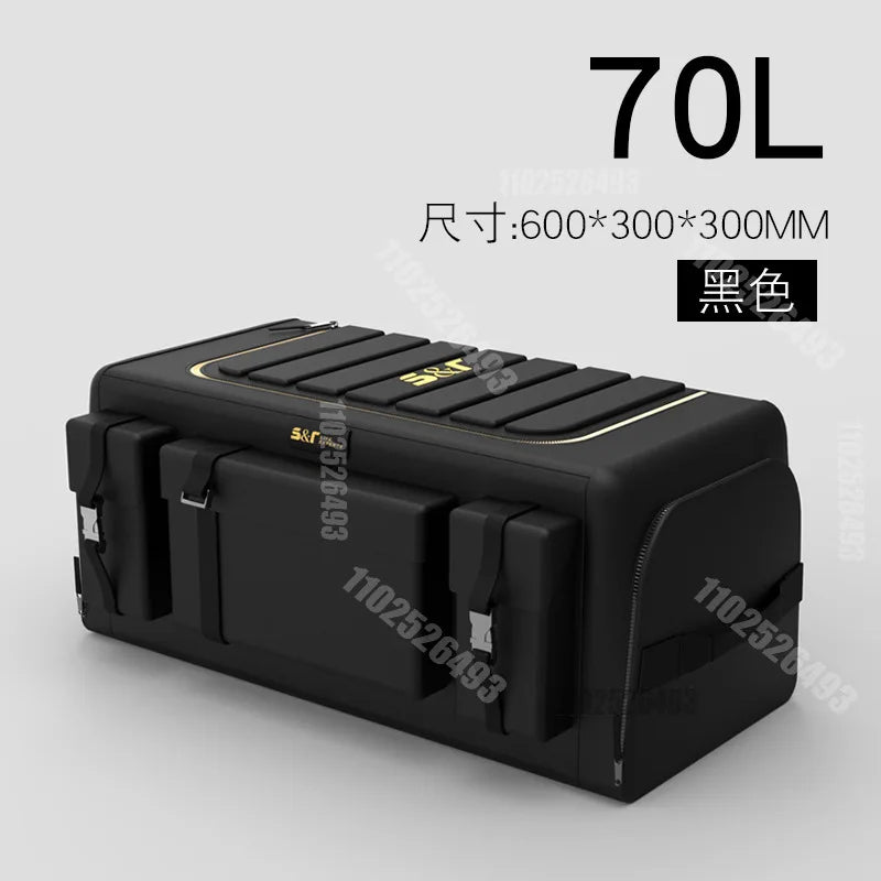 NEW Car Trunk Storage Organizer With Lid Universal Car Trunk Organizer 70L Storage Box Oxford Cloth Folding Organizador