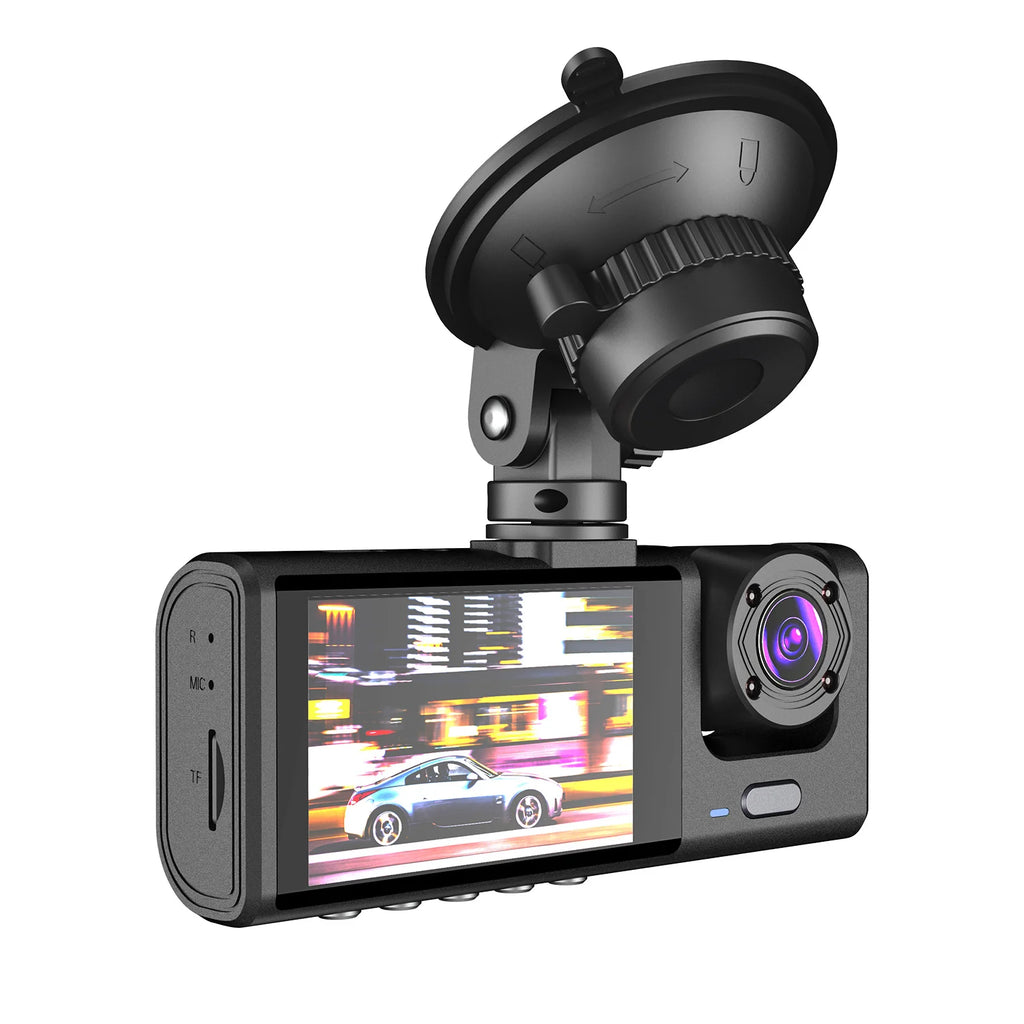Car DVR S1 2"Screen HD 1080P 3 Cameras+WiFi Front/Rear/In car Inside Vehicle Dash CamThree Way Camera Dashcam Camcorder Recorder