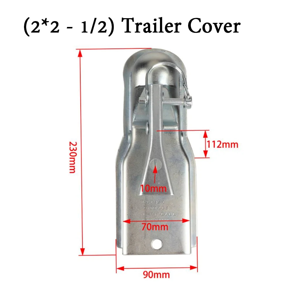 Accesorio de gancho para remolque de kart de playa Dispositivo de conexión de bastidor de remolque modificado Cubierta de cabeza esférica universal para tractor