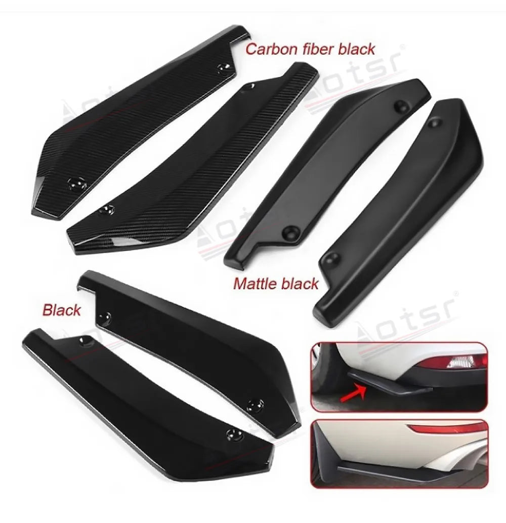 The Automobile modification accessories of general use Carborn Fiber material Car rear corner covers rear lip and rear spoiler