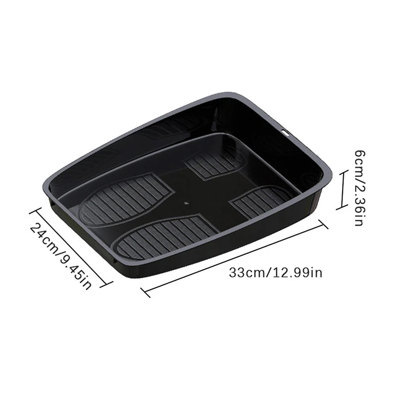 New Car Shoes Storage Tray Interior Multifunctional Durable Accessory Tidying Vehicle Organizer Under Seat Container Box