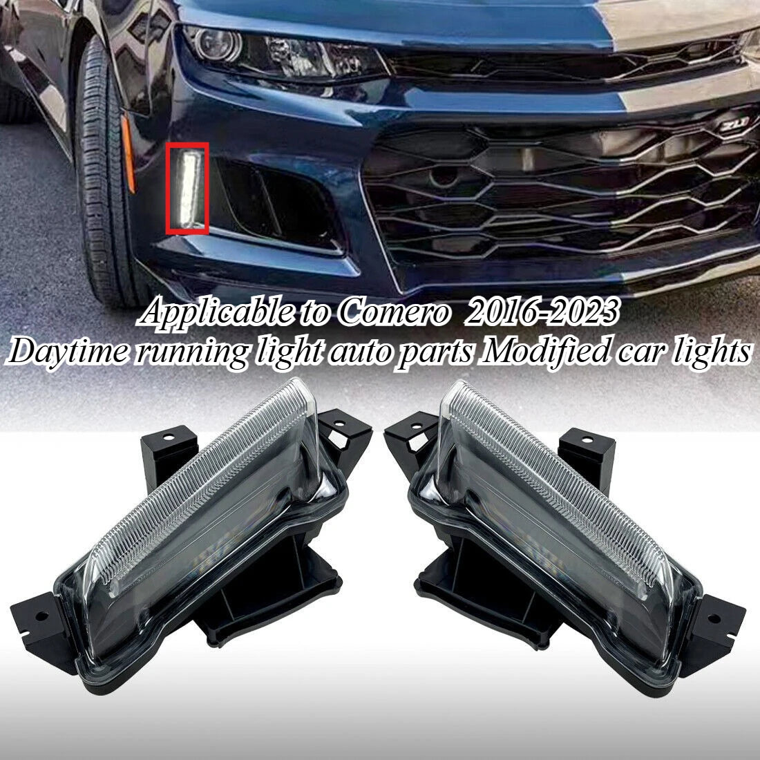 For Chevrolet Camaro 2016-2023 LED Daytime Running Lights DRL High Quality Bright Replacement Car Styling Exterior Accessories