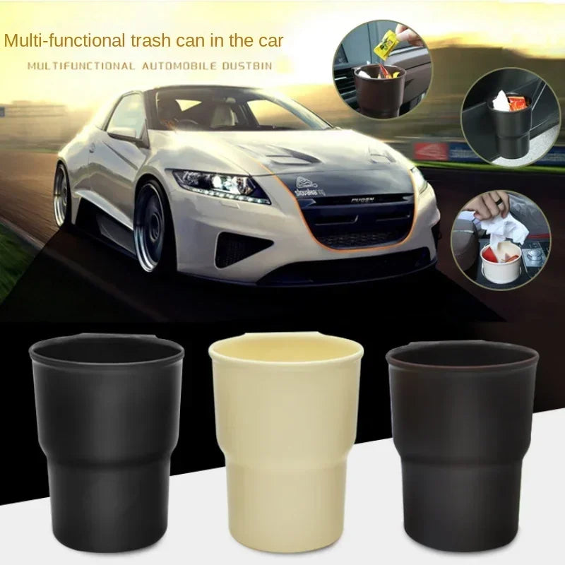 Car Trash Can Mini Auto Dust Organizer Car Interior Garbage Container Storage Bucket Cars Multifunctional Storage Bucket