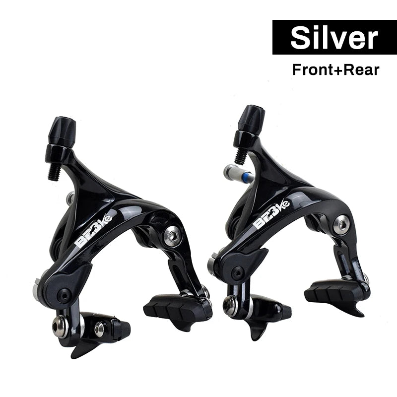 Aluminum Road Bicycle Brake CNC Forged Alloy Racing Fixed Gear Track Bike Wheel Rim C Brake Caliper Sets Front & Rear