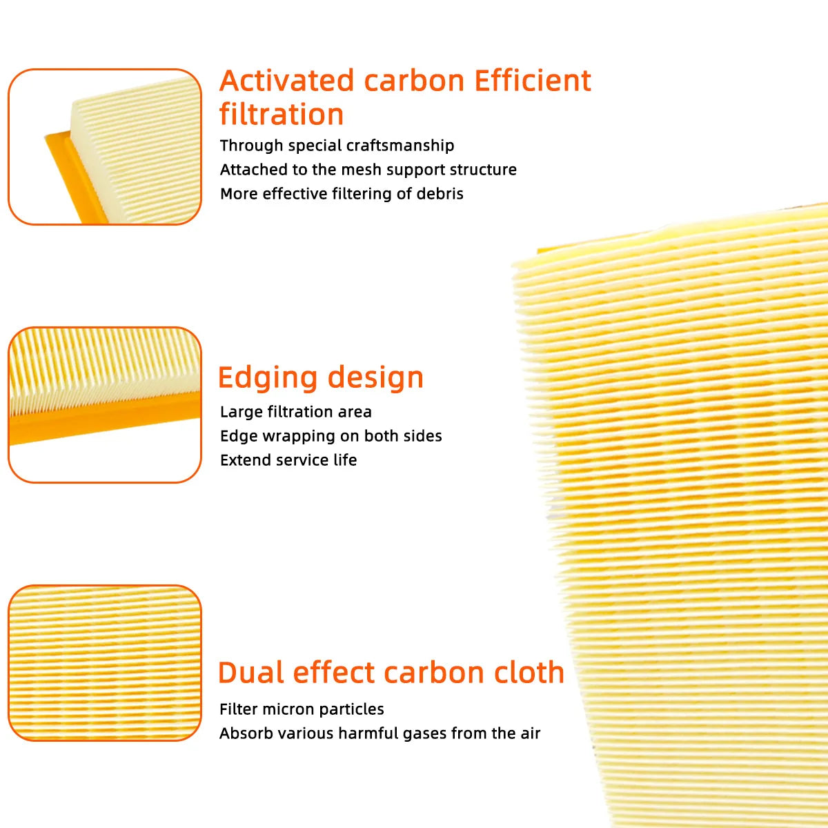 FOR Ford/Lincoln/Mazda Replacement Engine Air Filter 7T4Z9601A  CA10242 5176WS XA5699 1AMFA00039 FA-1884 FA-1884