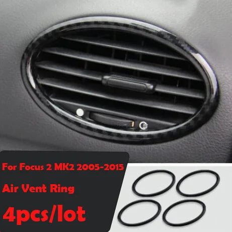 Car Styling Accessories External Interior Carbon Fiber  Decorative Trim Sticker trim case For Ford Focus 2 mk2 2005-2008