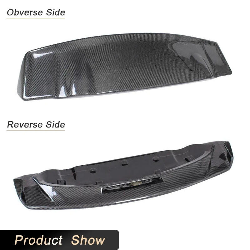 Carbon Fiber Car Rear Roof Spoiler Wings For Volkswagen VW Scirocco Standard 2008-2013 Not R Auto Rear Trunk Roof Wing Lip FRP