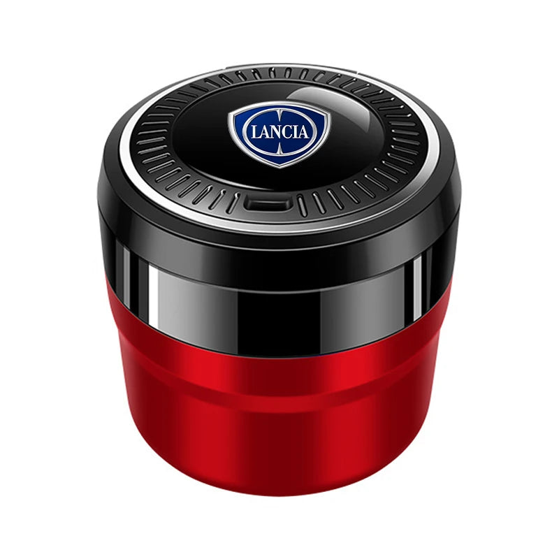 Car Interior Accessories Portable Luminous Ceramic Liner Cigarette Car Ashtray For Lancia ypsilon musa STRATOS Y Phedra