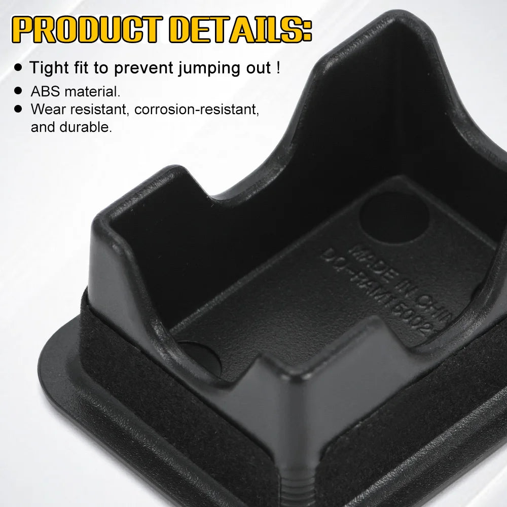 2pcs Stake Pocket Covers For Dodge Ram 1500 2500 2019-on, Rear Truck Pickup Bed Rail Stake Pocket Plugs Hole Caps