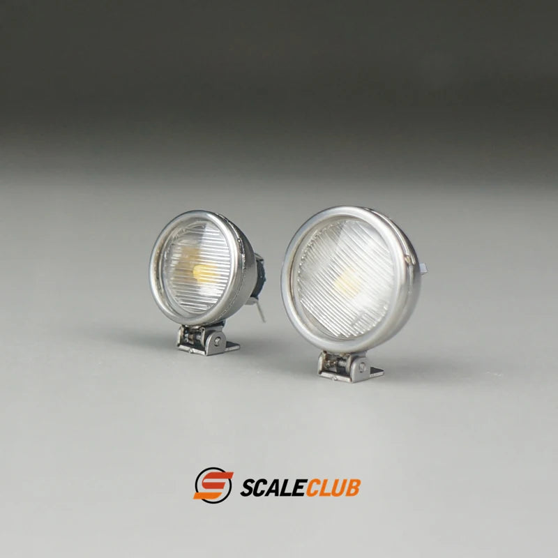 Scaleclub Tamiyatrailer truck dump truck truck  climbing off-road upgrade metal small spotlight metal light cup Accessories
