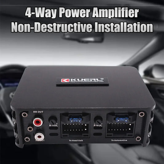 Class AB 4*60W Car Power Amplifier Non-Destructive Installation DSP Car Audio Speaker For Android Large Screen Dedicated Amp