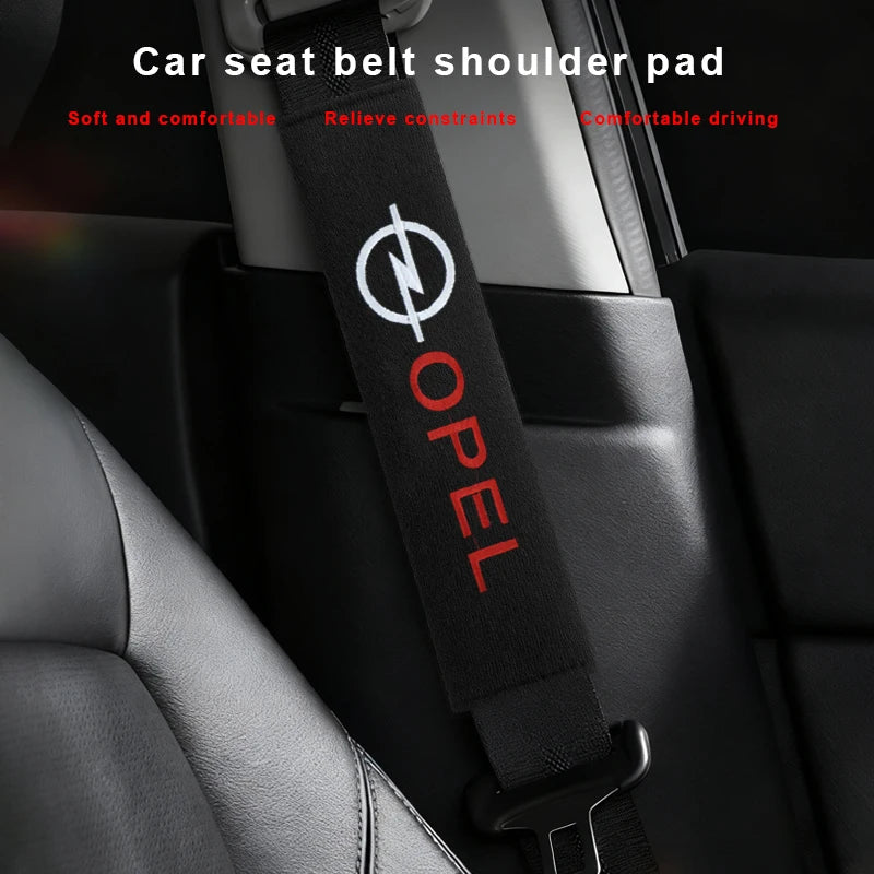 Car Interior Accessories Auto Seat Belt Cover Shoulder Pads For Opel Astra j g Insignia Corsa d Vectra c Zafira a Auto Gadgets