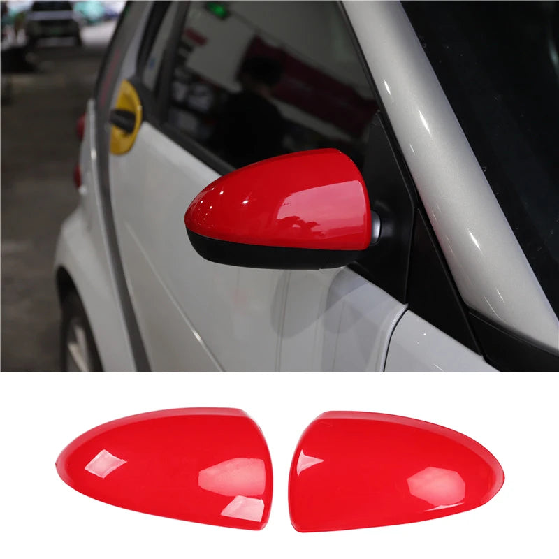 Car ABS Plastic Decorative Cover Red Modification Products For Mercedes Smart 451 Fortwo Interior Sticker Styling Accessories