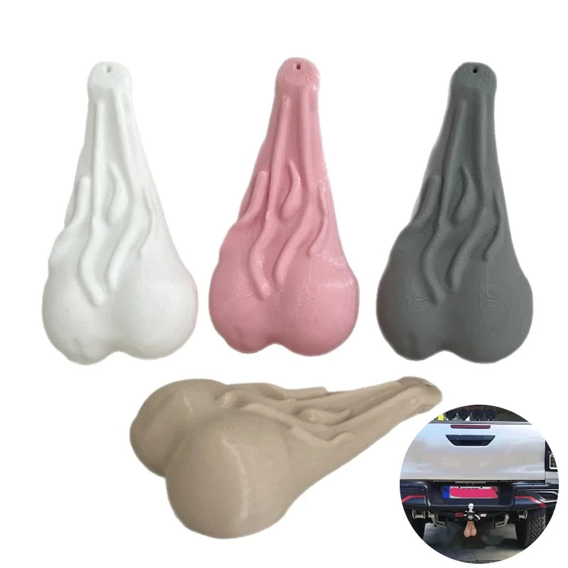 Creative Funny Face Trailer Hitch Cover for Truck Car SUV - Novelty Automotive Exterior Accessories Practical Joke Gift