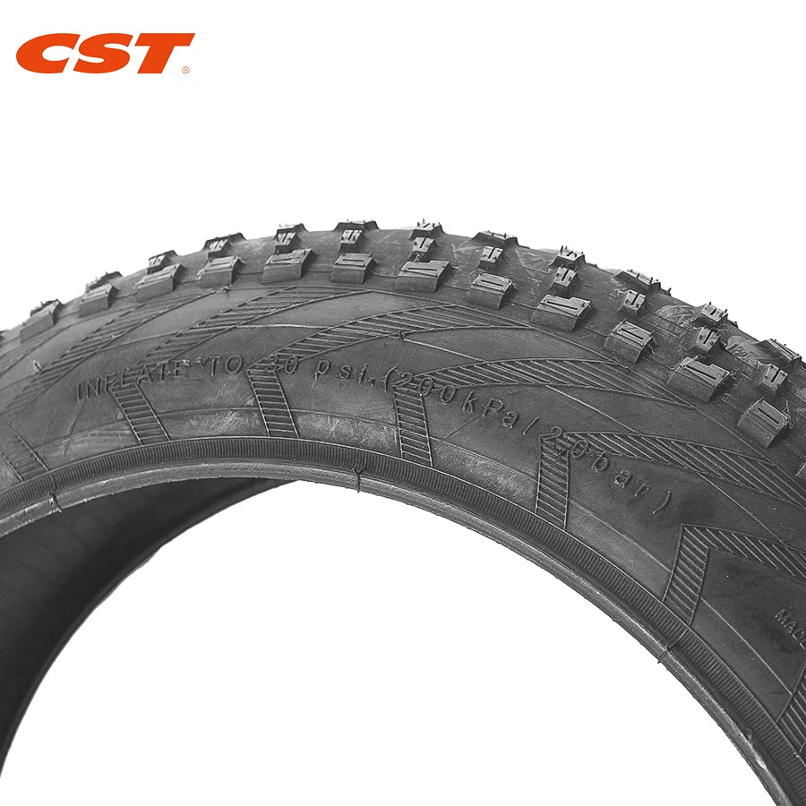 CST 26X4.0 ATV tyre Beach Bicycle Snowmobile Tire Fat tires 26inch MTB Anti-Slip Electric Bike Tire with Tube 100-559