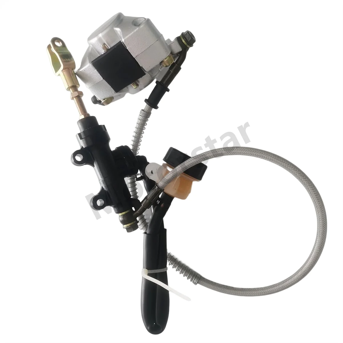 Hydraulic Rear Disc Brake Caliper System With Brake Pads 200 250 200cc 250cc Quad Dirt Bike ATV