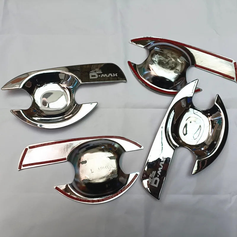 For Isuzu D Max Dmax RT 2012 2014 2015 2016 2017 2018 Accessories Door Handle Bowl Cover Trim Plastic Chrome