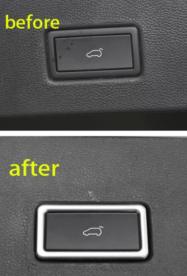 Car Accessory – Trunk Button Cover Sticker for VW Passat/Troc/Tiguan L/Tayron/Viloran (2017-2022 Models)