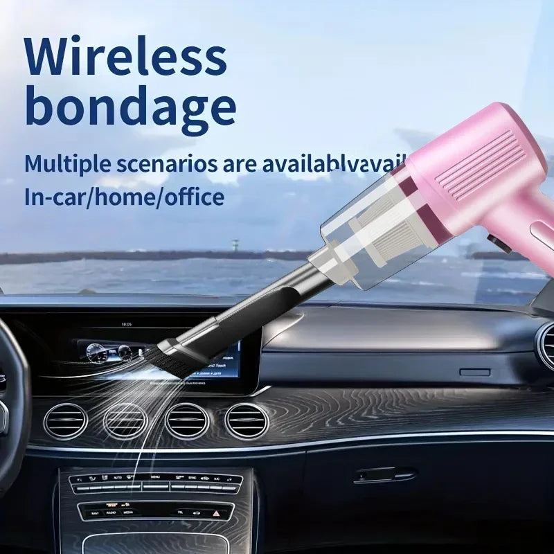 Portable Wireless Car Vacuum Cleaner Multifunctional 4-in-1 High-power Suction Blowing Integrated Cleaning Appliance ﻿2026