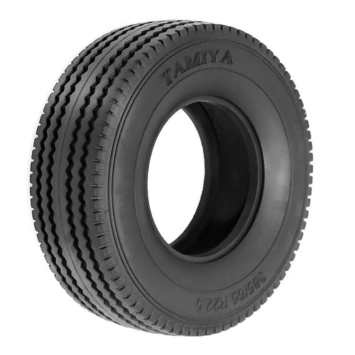 1/14 Scale Truck Tires - High Grip Rubber Tyre for Tamiya Trailer & RC Trucks DIY Upgrade Parts Realistic Model Car Accessories