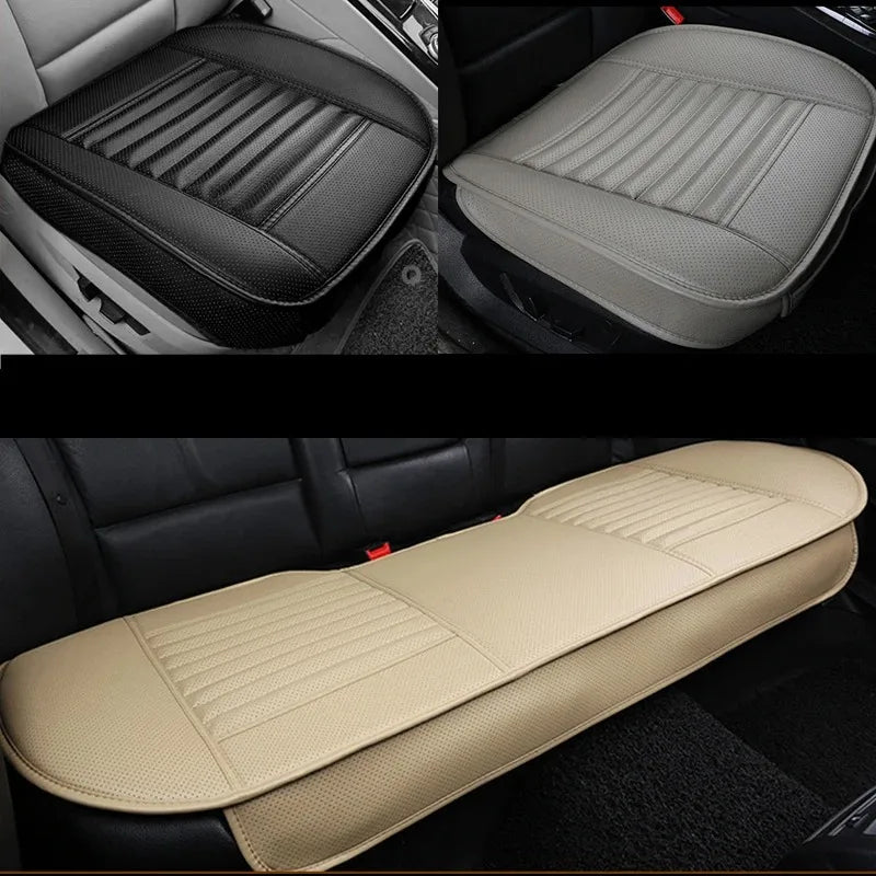 Car PU leather seat cushions, car full-cover front cushions, car rear seat covers, car seat cover accessories
