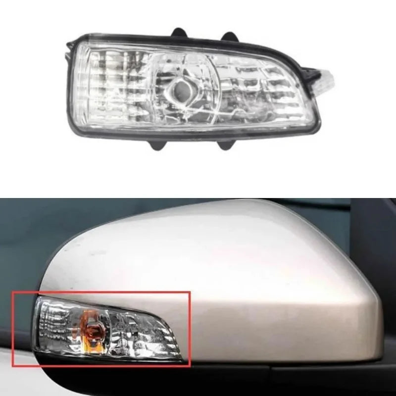 Para Volvo C30 S40 V40 S80L S80 C70 Accesorios para coche Espejo retrovisor exterior Luz de señal de giro Luz intermitente Lámpara indicadora Sin bombilla