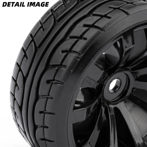 1/10 RC Drift On-road Wheels Hard Pattern Tyre for 1/10 Traxxas D4 HSP HPI Sakura TT01 Tamiya Drifting RC Car Drift Hard Tires