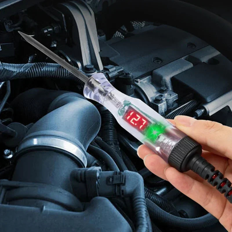 12V 24V 72V Car Truck Voltage Circuit Tester Auto Car Diagnostic Probe Test Pen Light Bulb Electric Measuring Pen Repair Tools