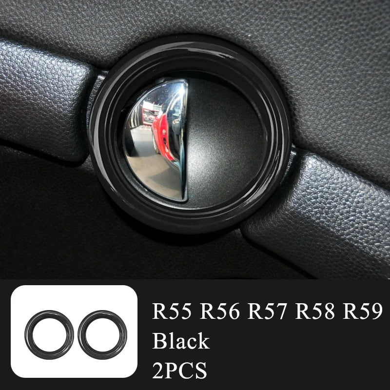 Car Decorative Cover Protective Shell Black Interior Modification ABS Plastic Sticker  For MINI Cooper R55 R56 R57 R58 R59 R60 1