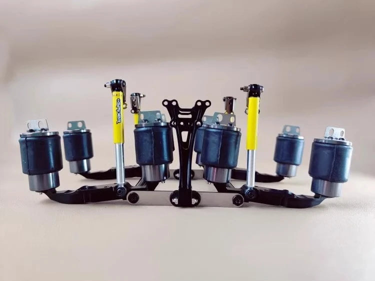 Sistema de suspensión neumática con 8 bolsas de aire para camión Tamiya RC 1/14, remolque, volquete, Scania, Benz, Actros, Volvo, MAN, piezas de bricolaje