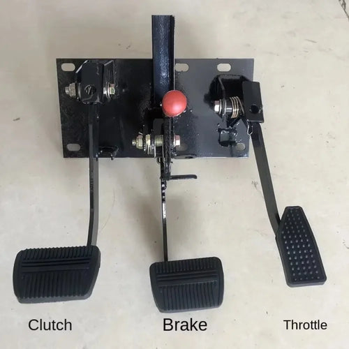 1set Tricycles Brake Pedals,four Wheel Canopies,modified Oil Brakes,clutch Disc,foot Brake Accelerator Pedals,three in One Pedal