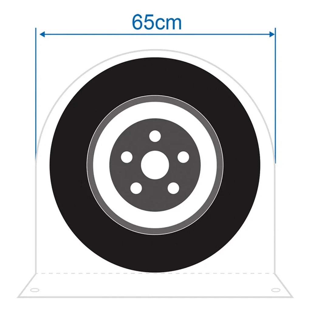 2Pcs L/XL 65/78cm For RV Truck Car Camper Motorhome Trailer Camping Caravan Wheel Cover Tire Cover Grey Wheels Bag Accessories