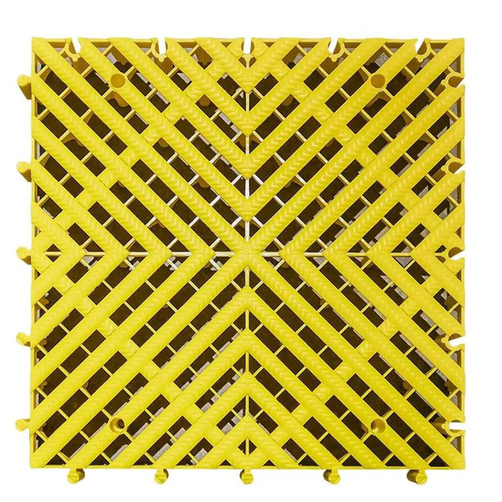 AFOURT-Garage Floor Mats 2PCS Car Wash Room Floor Mat Multi Function Plastic Splicing Grille Tiles For Balcony Shop Car Beauty Y