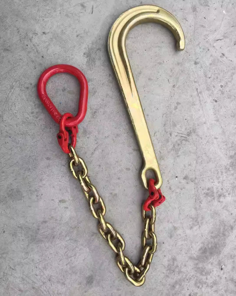 Camión de rescate en carretera Remolque Grúa Accesorios Gancho Cadena Gancho Níspero Grúa