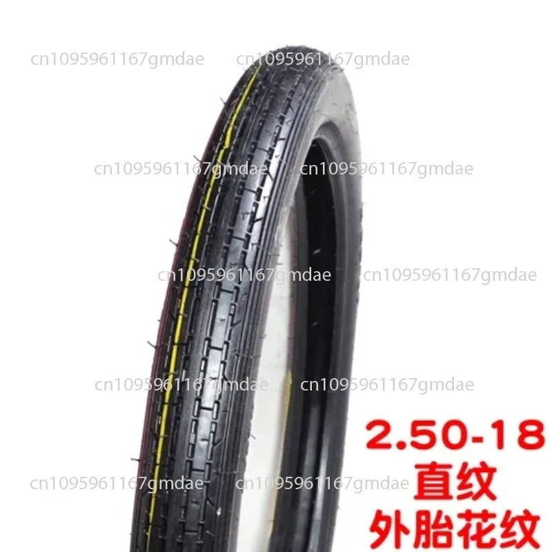 Motorcycle 2.25 225 2.50 250 2.75 275 3003.00-18-17 front and rear tires; solid and durable