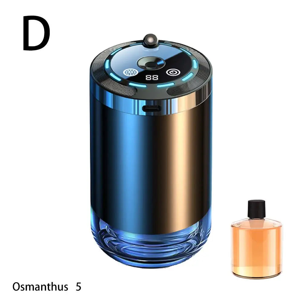 Intelligent Car Perfume Diffuser Humidifier 5 Modes Charging Air Freshener With LED Light For Car Aroma Aromatherapy Diffuser