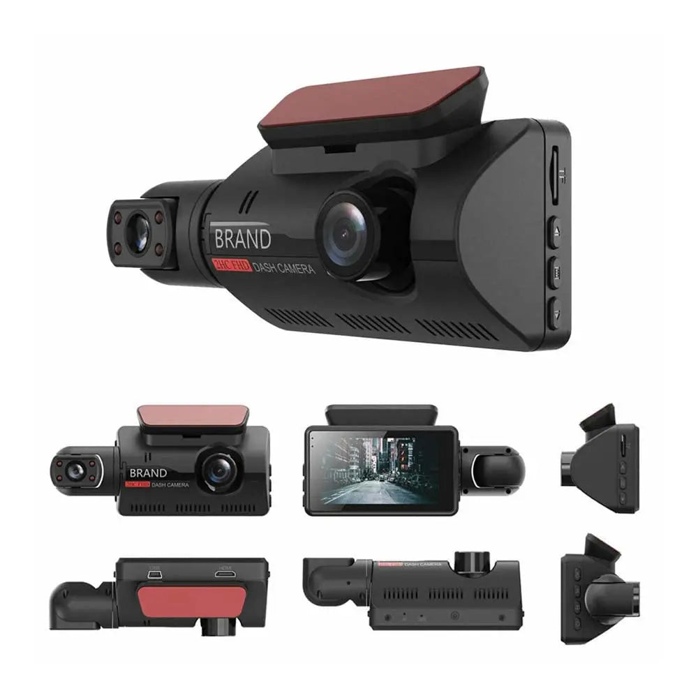 Car Dash Cam DVR Recorder Dual Lens Camera G-yangnsor 3" HD Display Screen 1080P