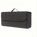 1-Pack Car Trunk Organizer: Foldable, multi-compartment with ergonomic handle, for SUVs/sedans/trucks, durable fabric