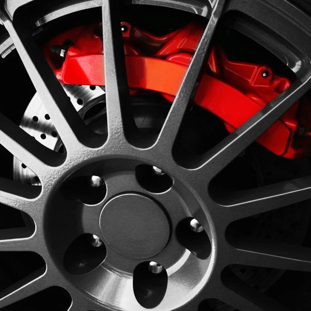 Cubiertas falsas para pinza de freno Cubiertas falsas para pinza de freno de disco de coche Accesorios izquierdo y derecho Cubierta de pinza de reinstalación roja