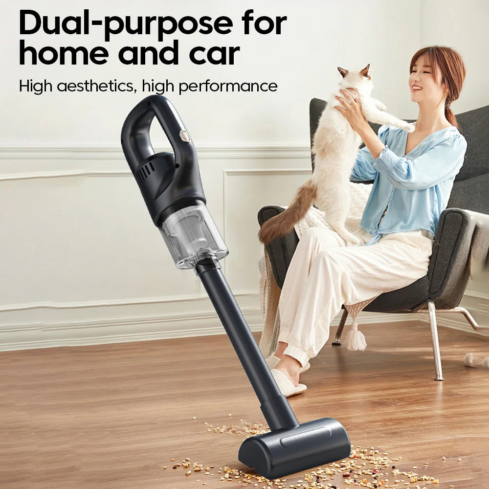50000Pa Hurricane Suction Car Vacuum Cleaner 38000RPM Pure Copper Motor Dual-Purpose Home & Car Vacuum with Triple Filtration