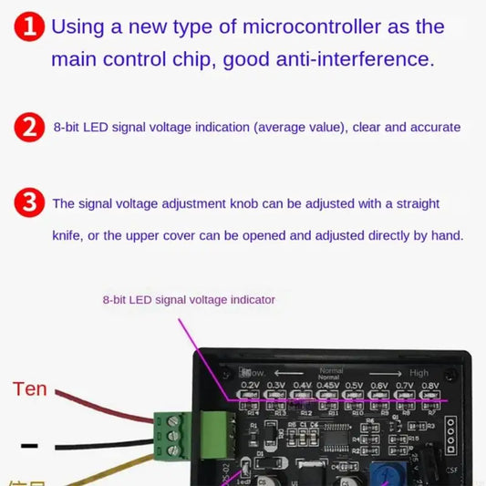 2025 New Sensors Simulators Four Wire Simulation with Adjustable Car Diagnostics, Miniature Design