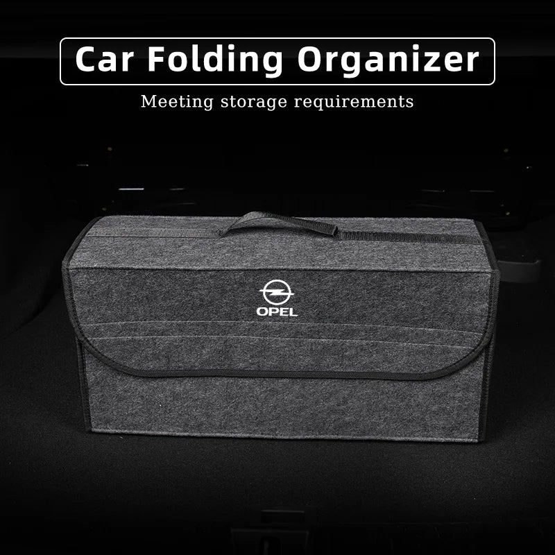 Car Trunk Organizer Bag Foldable Stowing Tidying Storage Box For Opel Corsa Astra Insignia Vectra Zafira Meriva Mokka Grandland