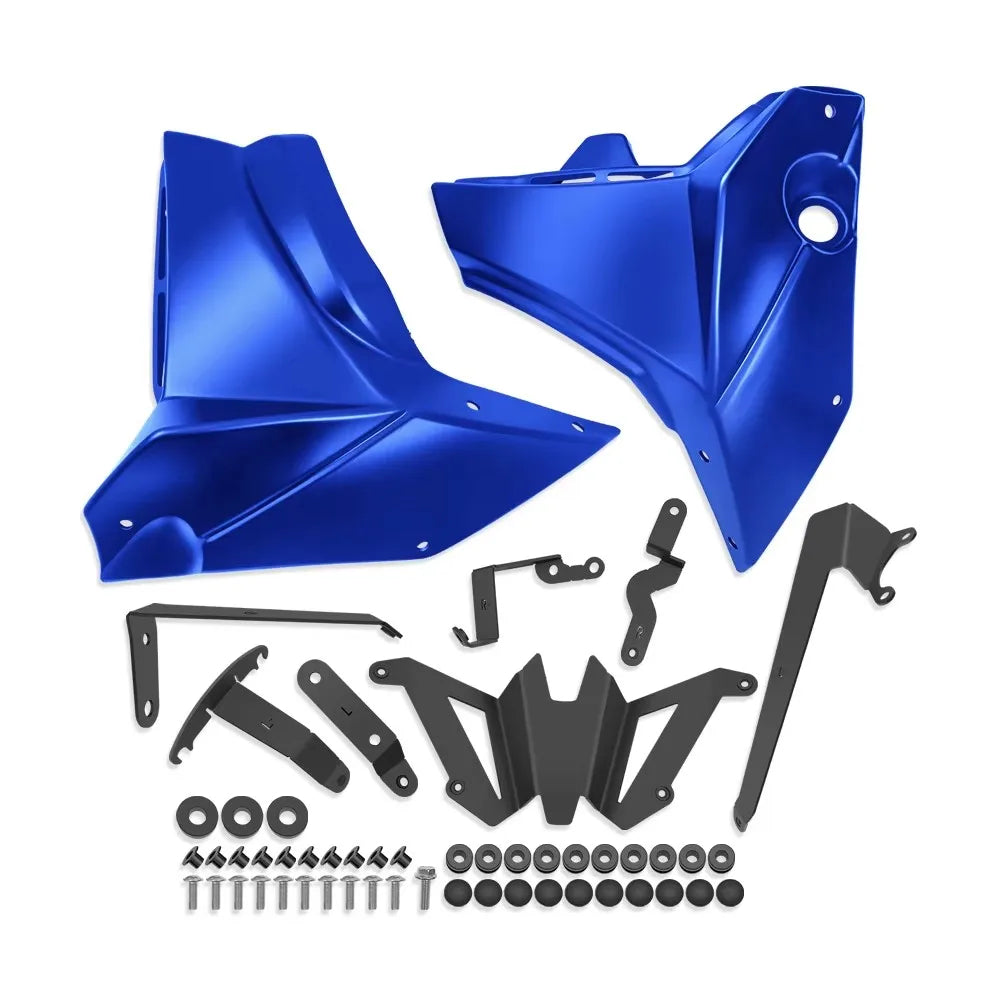 For MT 07 mt07 2021-2024 2023 Motorcycle Accessories Engine Fairing Chassis Guard Exhaust Guard Protective Cover Spoiler Kit