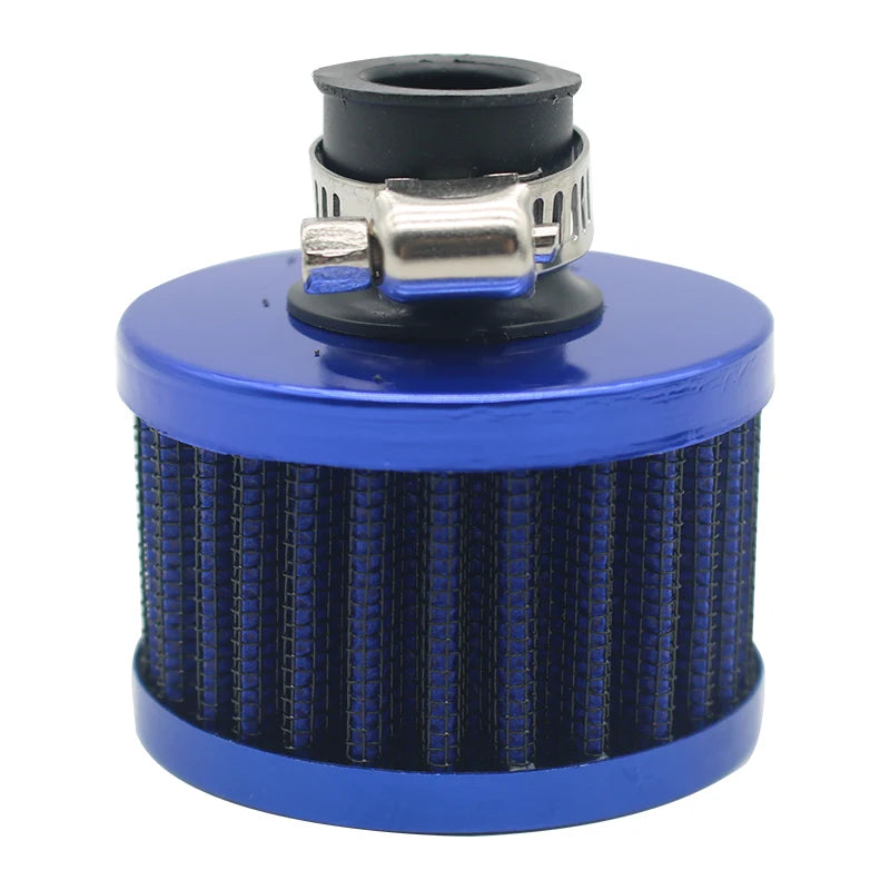Universal Interface Car Air Filters 12mm For Motorcycle Cold Air Intake High Flow Crankcase Vent Cover Mini Breather Filters