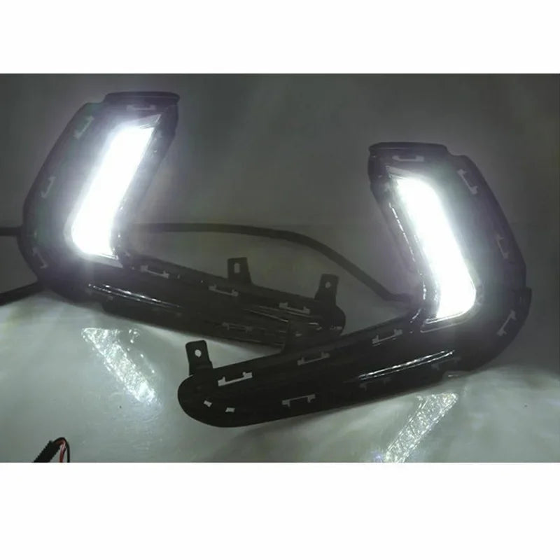 For Hyundai Elantra 2016 2017 2018 1 Pair LED car DRL Daytime Running Light Daylight Waterproof Signal lamp