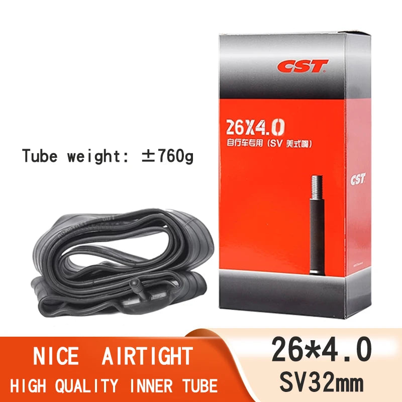 CST 26X4.0 ATV tyre Beach Bicycle Snowmobile Tire Fat tires 26inch MTB Anti-Slip Electric Bike Tire with Tube 100-559