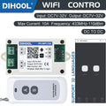 Controlador de avance y retroceso 24 V 12 V Control inalámbrico Control remoto Motor actuador lineal eléctrico