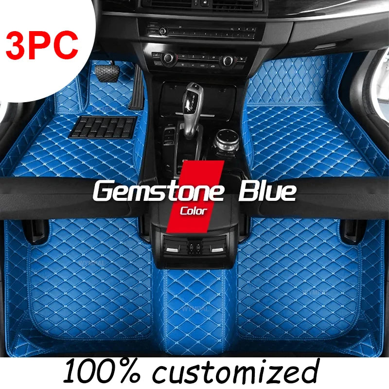 Car Floor Mats For Mazda2 Mazda 2 Demio  DJ DL 2015~2022 Leather Mat Rugs Carpets Interior Parts Car Accessories