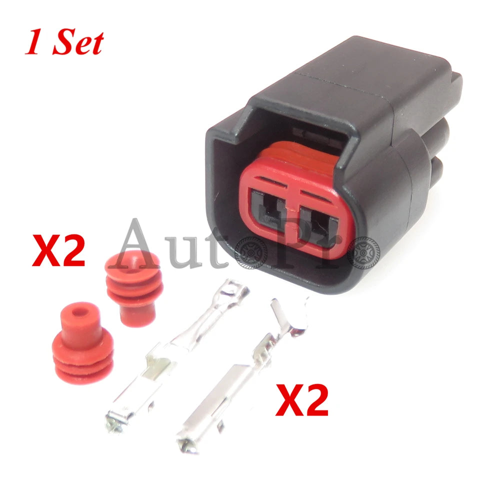 1 Set 2 Hole AC Assembly Auto High Voltage Package Ignition Coil Sealed Cable Car Camshaft Position Sensor Wire Plug For Ford